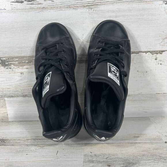 Adidas Originals Women's Stan‎ Smith Lace Up Low Top Sneakers Black 4 US - Picture 5 of 7